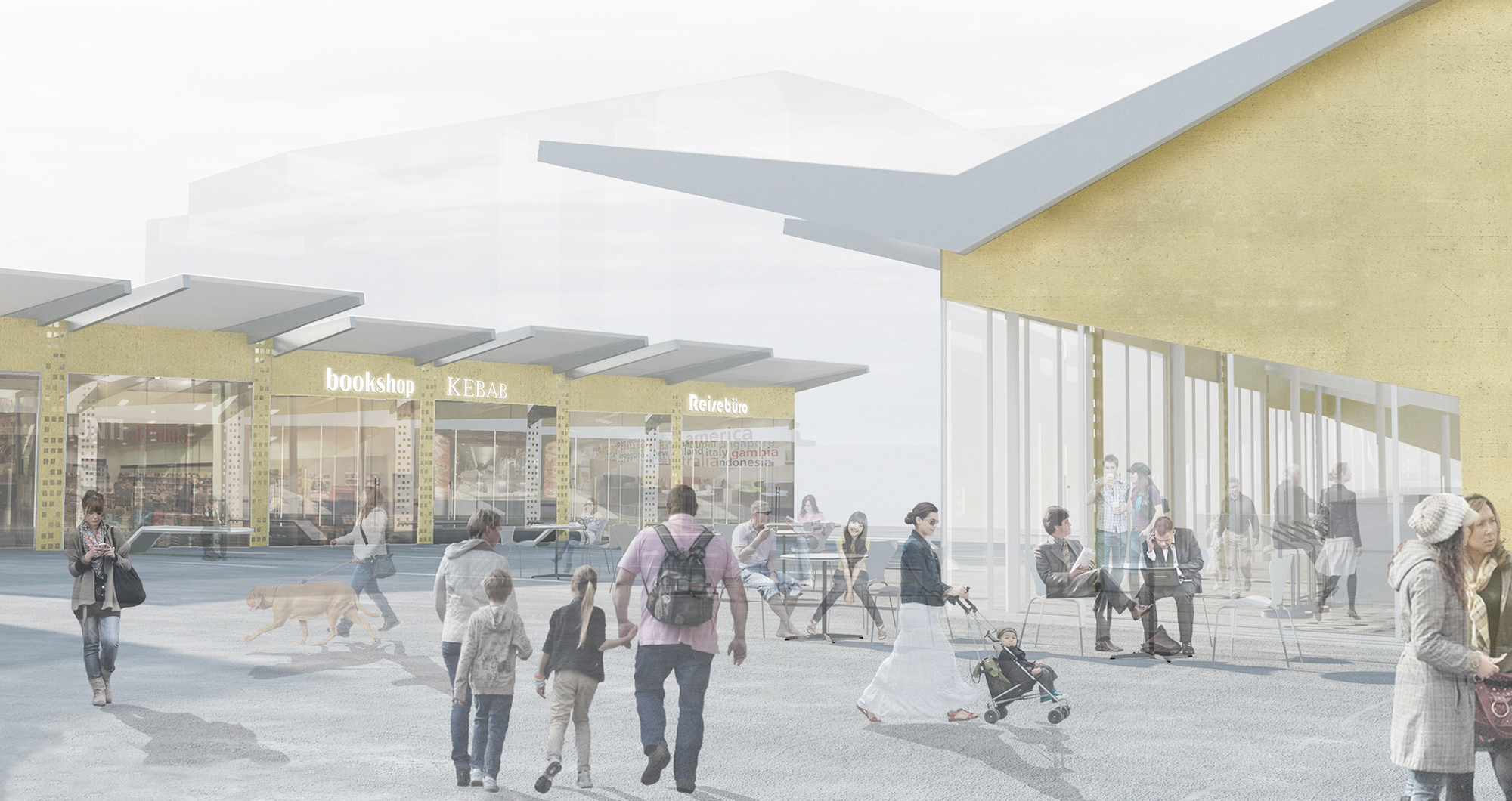 Neugestaltung Wuppertal Döppersberg Ideenwettbewerb Brückenpavillons